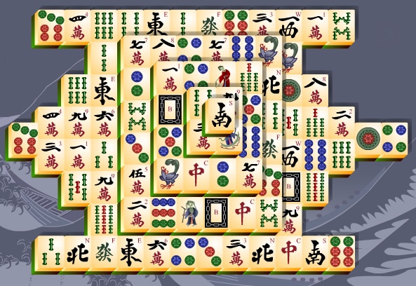 Mahjong Solitaire disposition classique