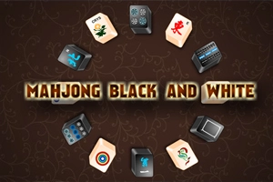 Mahjong Noir et Blanc